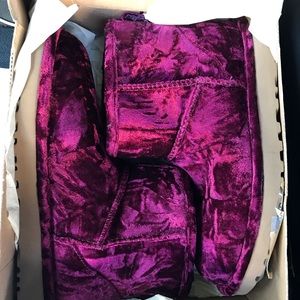 NEW Ugg mini’s crushed velvet 8